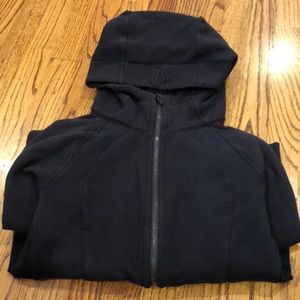 Lululemon Scuba Hoodie Light Cotton Fleece -Black